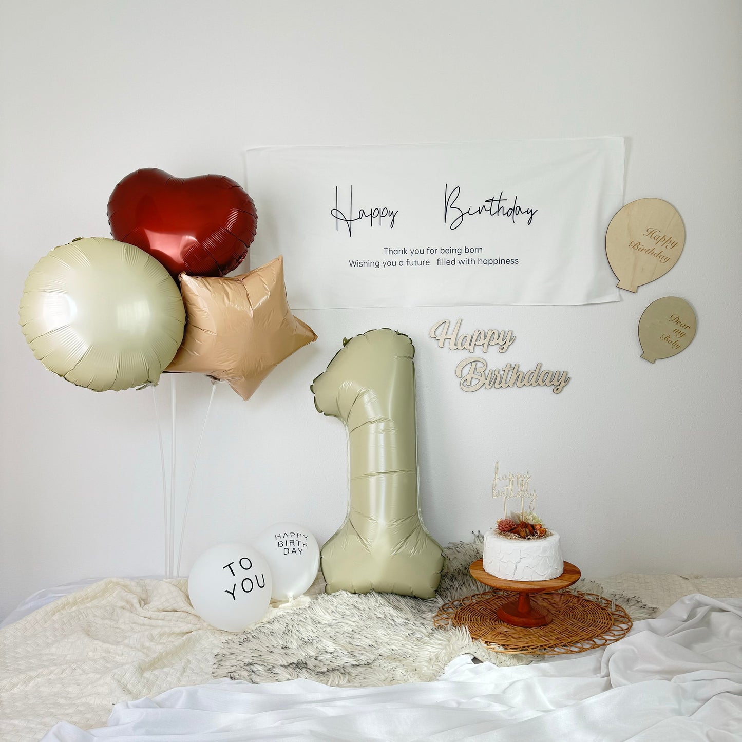誕生日飾り7点セット