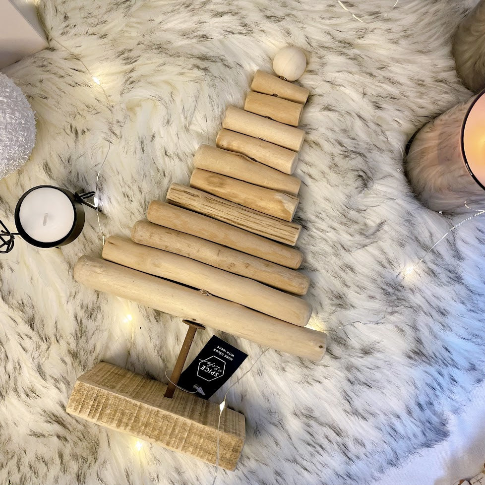 流木風ツリー クリスマス木製ツリー