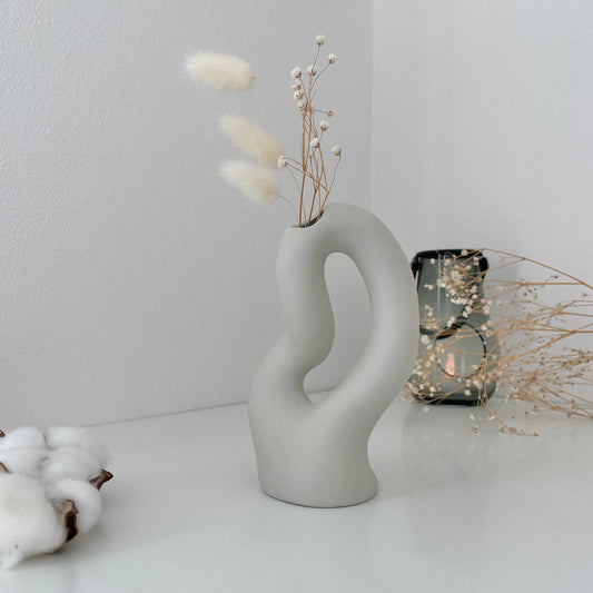 韓国インテリア　セラミックフラワーベース　花瓶