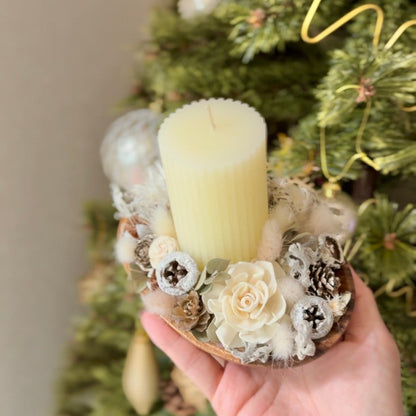 キャンドル付きアレンジメント【ギフト可】