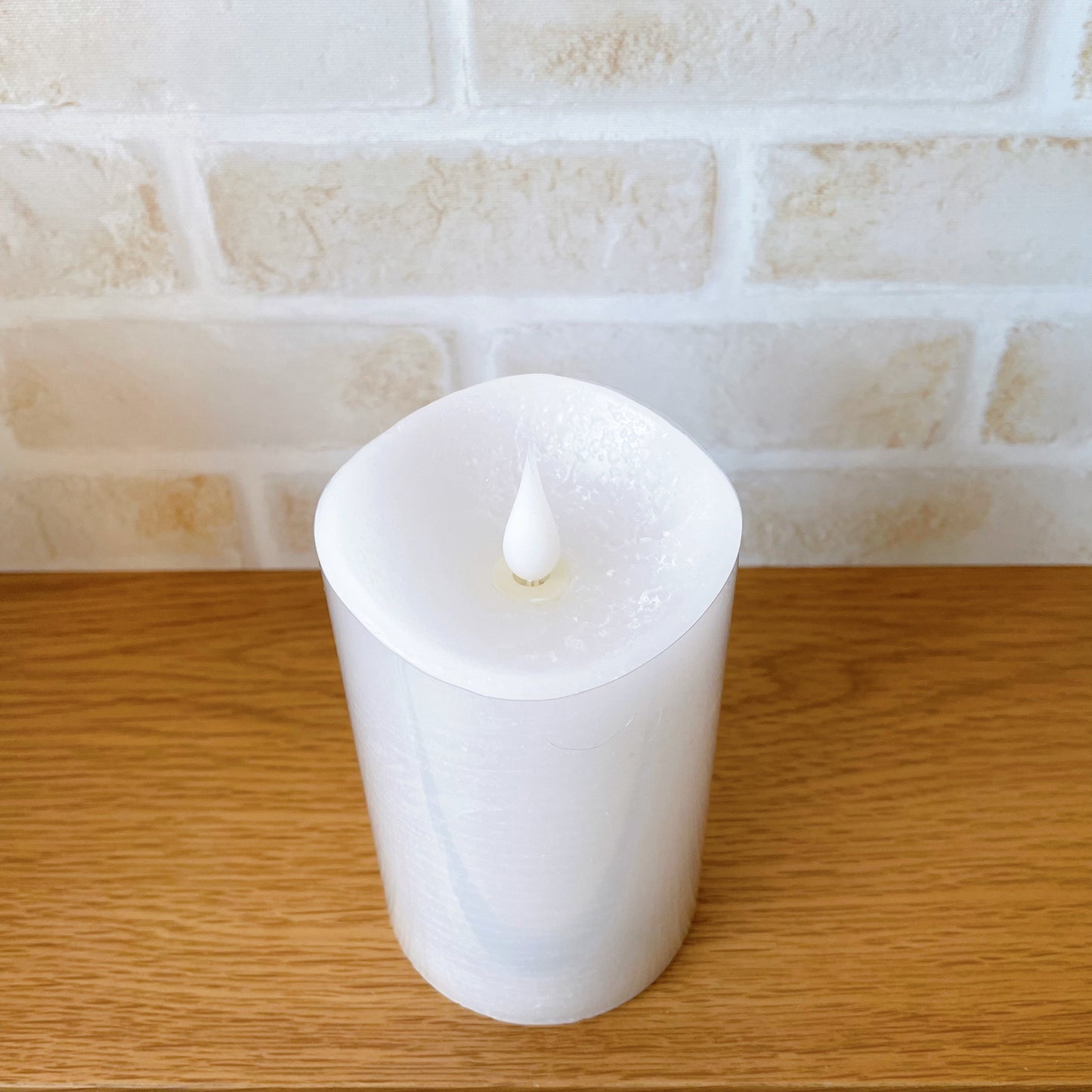 kameyama candle エンキンドルラスティクピラー３×５ ホワイト キャンドル【ギフト可】